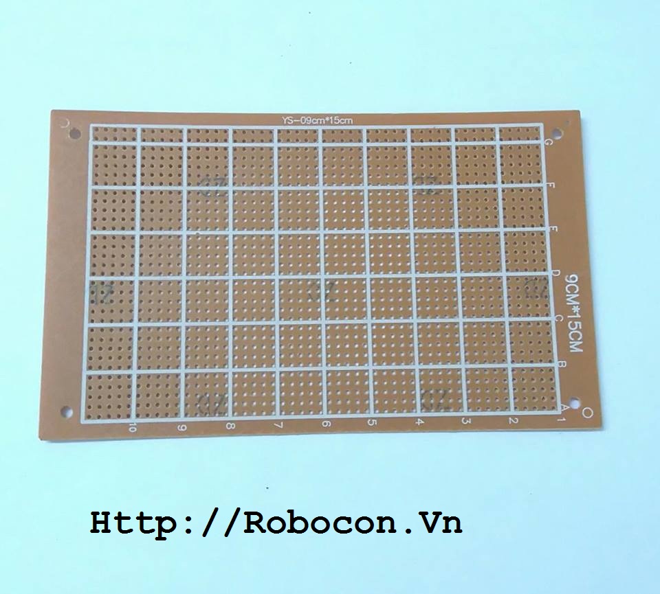 PCB đục lỗ 9x15cm